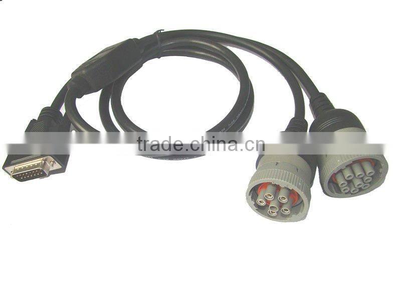 OBD2 cable OBD2 Interface DB15PM to 6PF+9PF