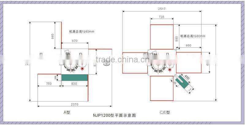 NJP-900/1000/1200 Automatic Capsule Filling Machine