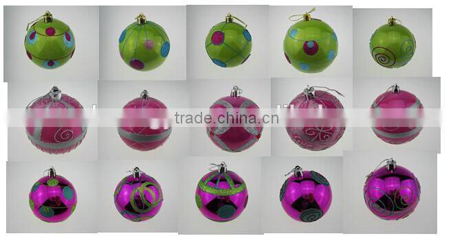 Coffee Decorative Plastic Plain Christmas Ball