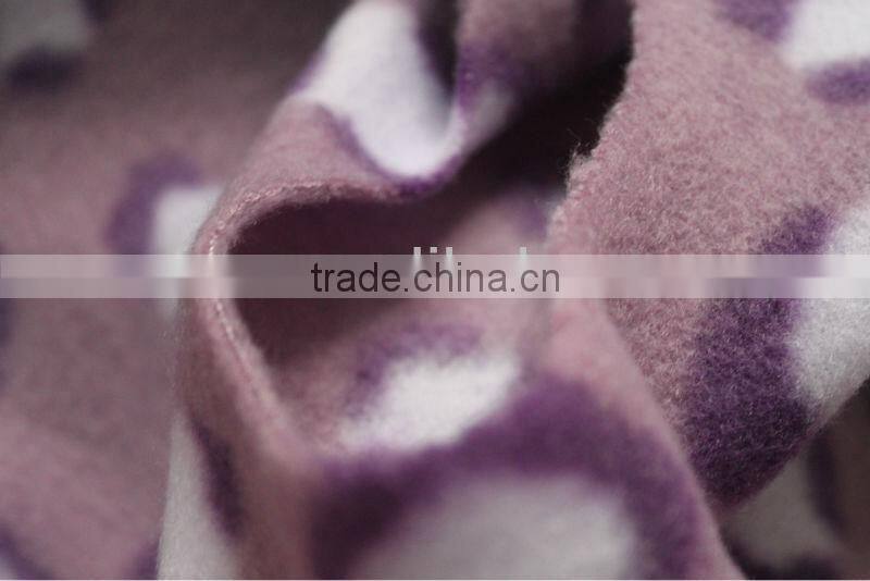 Cheap print polar fleece fabric/100 polyester polar fleece fabric