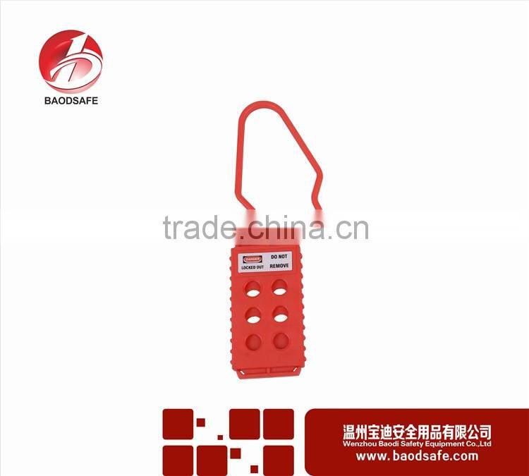 Wenzhou BAODSAFE Flexible Lockout Hasp BDS-K8642 Red colour