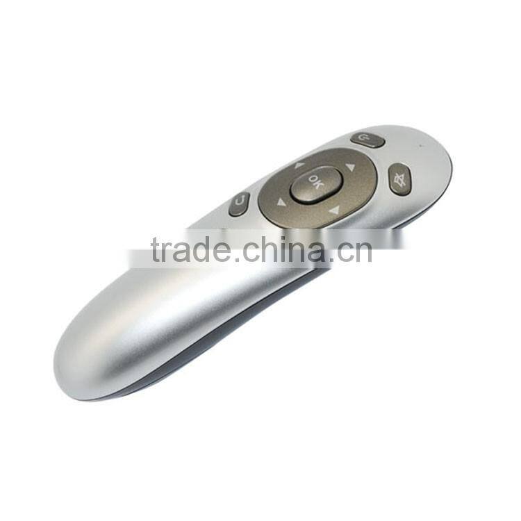2.4 G multifunctional wireless presenter mouse with laser pointer, mouse remote controll for Android TV and PC