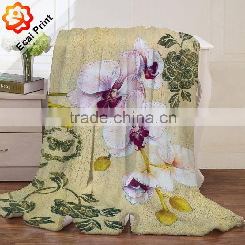 2016 home custom made sublimated blanket on the bed