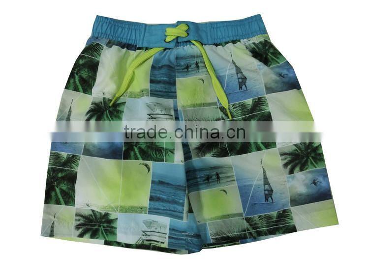 Hot Summer Breathable Cool Design Short Pants Kids Boardshorts Running Pants