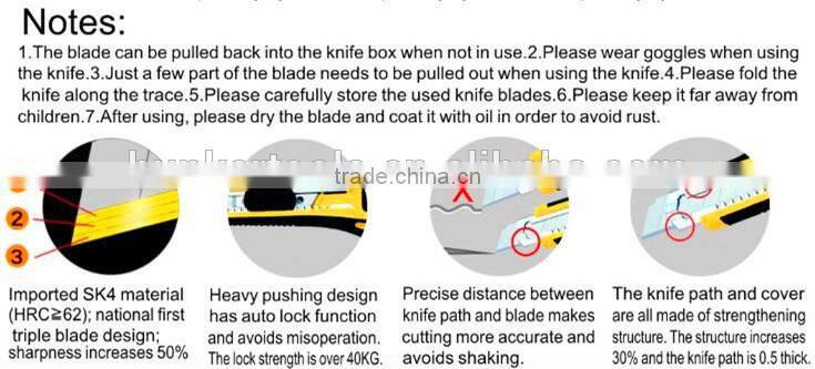 High-grade (TPR Handle) knife