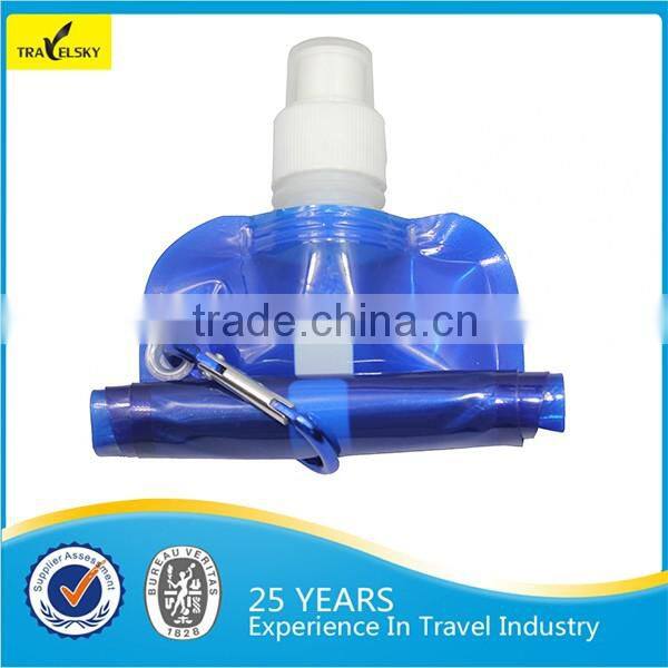 Travelsky foldable water bottle collapsible sport drinking bottle