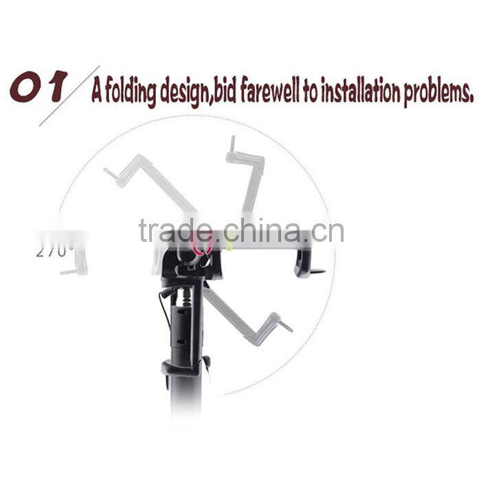 Universal Handheld Extendable Self Monopod Holder Bluetooth Selfie Stick 2016 For Smartphone Black