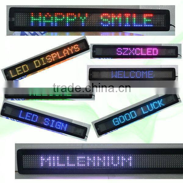 Wireless WIFI communication P7.62-7*80RG industrial LED display