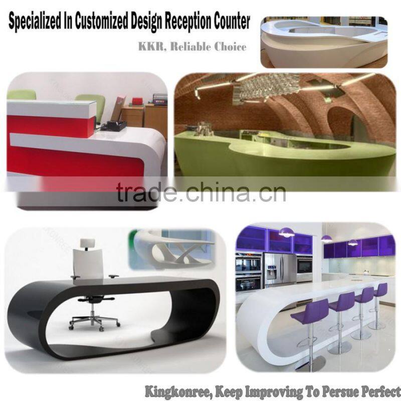 hair salon furniture reception counter standing reception desk