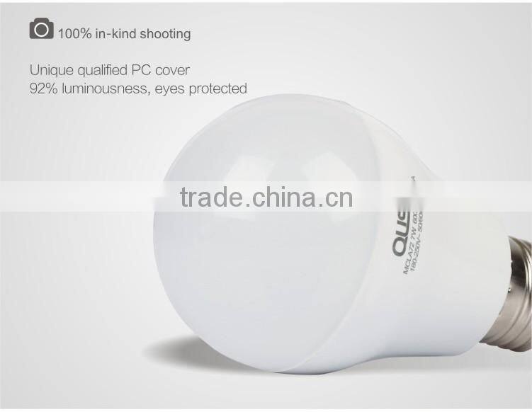 LED Bulb 9W, 100-240V, 80lm/w High Quality LED Light Bulb 9W