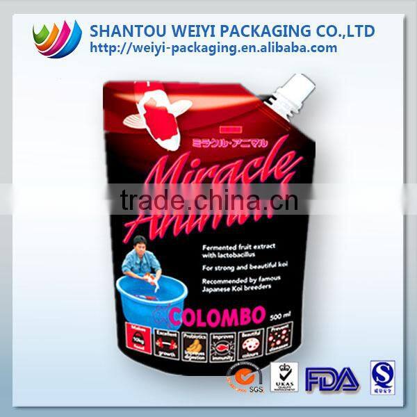 custom print fertilizer bag liquid fertilizer packaging pouch