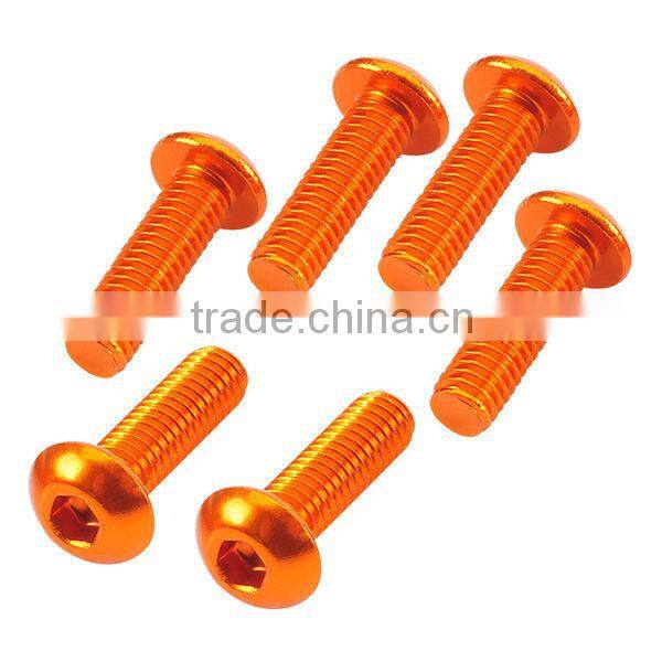 M3X6 M3X8 aluminum hex button screw CNC customized hobby model RC drone car