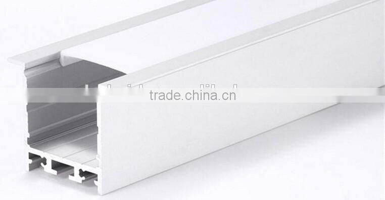 Large recessed or pendant install aluminum profile for cooling led strip