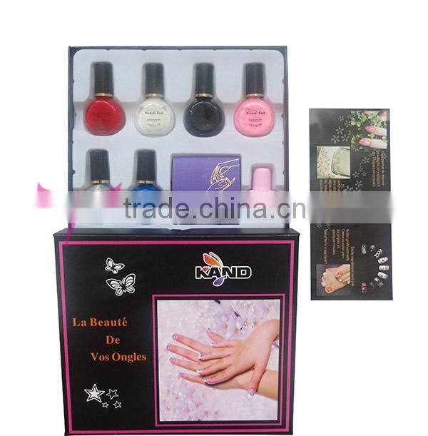 2015 new nail stamp sets (4 image plate+1stamper &scraper+6stamping polish)