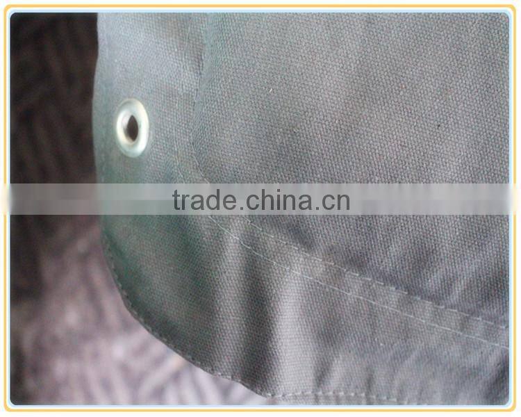 High quality cotton canvas wooden bar hammock chair with armrest