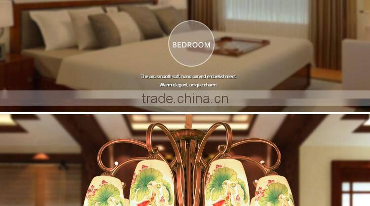 LED Ceramic Chandelier Light Pendant LED Light 8 Head LED Lighting