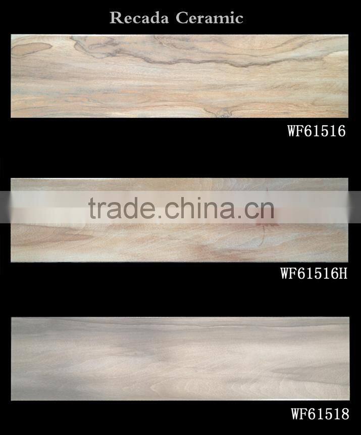 150x600 3D latest wooden wood design floor tiles