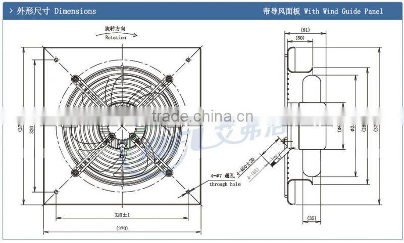 Axial Fan , DC axial flow fan , axial fan motor