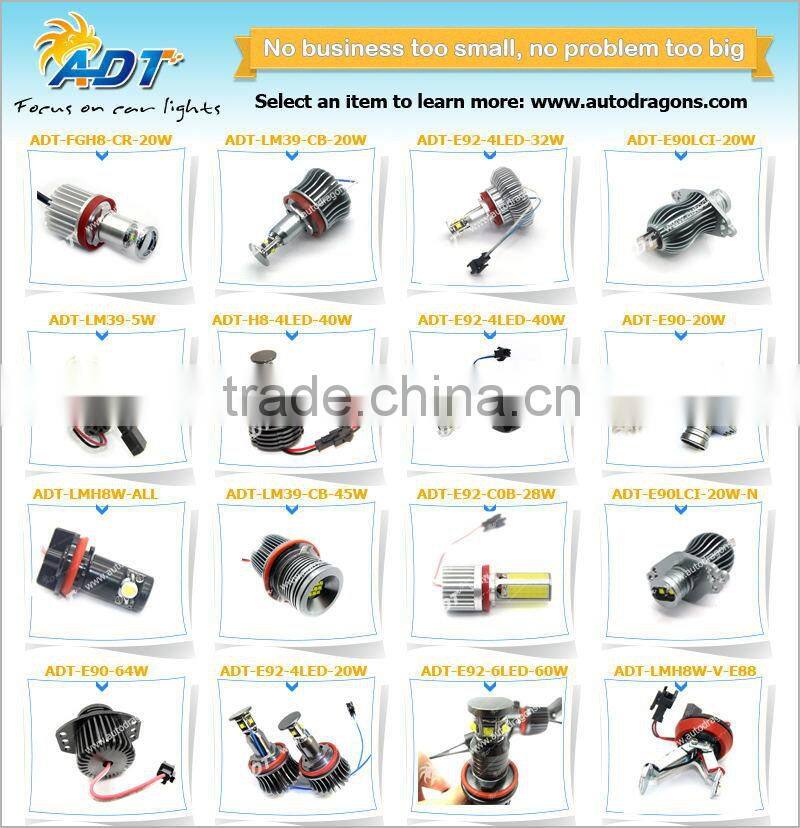 20W E39 led marker angel eyes for BMW E39 E60 E61 E63 E64 E65 E66 E83 E53 and so on