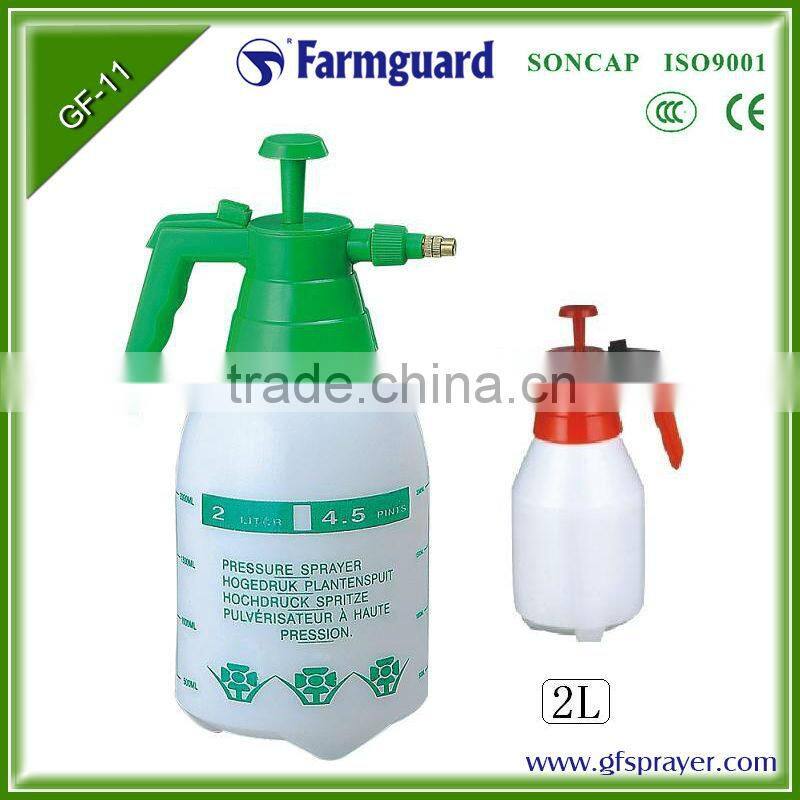 2L small manual pressure garden water sprayer