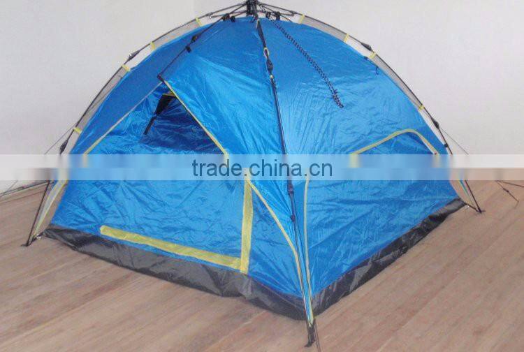 Double Layers and Fiberglass Pole Material family tent