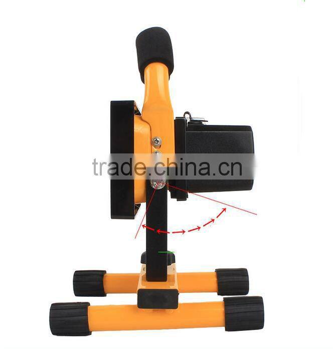 H01 10w 6led Led flood light Outdoor rechargeable searchlight caving led camping lighting