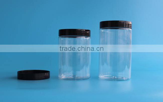 Plastic cosmetic jars 12 OZ