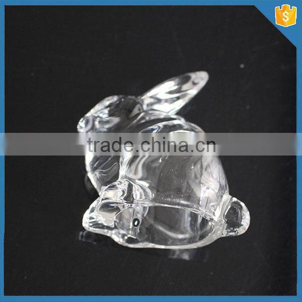 Hand pressed Rabbit Design Glass Christmas Ornaments For gift