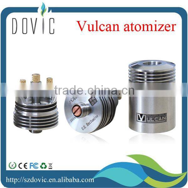 best selling vulcan rda atomizer clone 1:1 ss,black vulcan rda rba