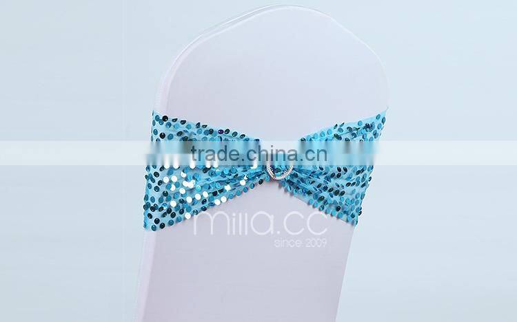 Sequin spandex chair bands