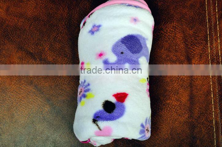 super soft animal print coral fleece baby beagle blanket