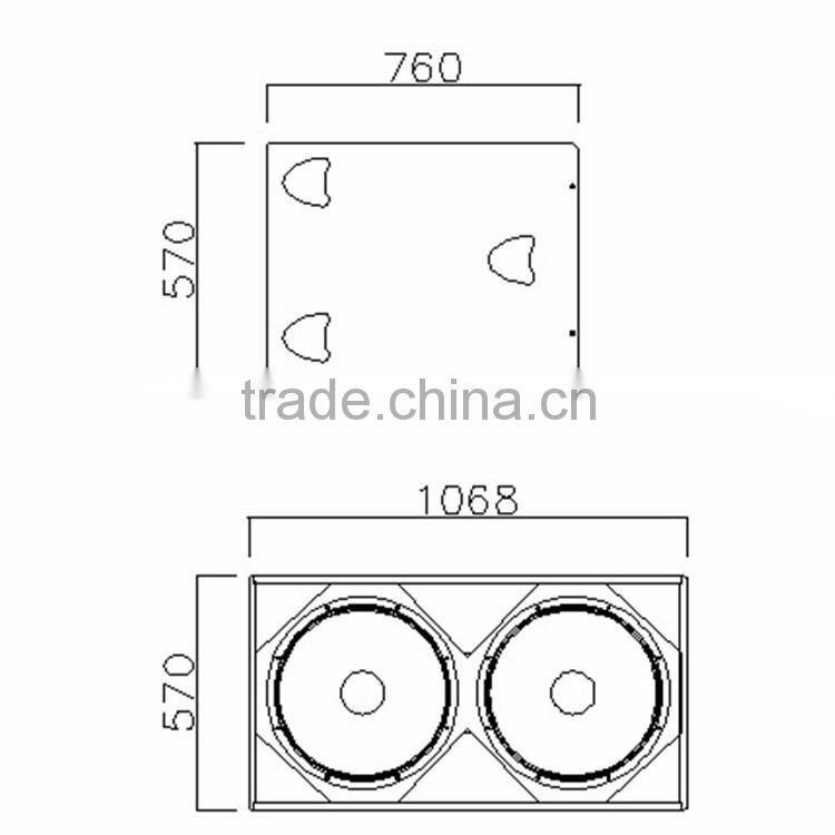 F218B-Dual 18 Inch Subwoofer Speaker Box/Dual 18" Heavy Subwoofer Speaker
