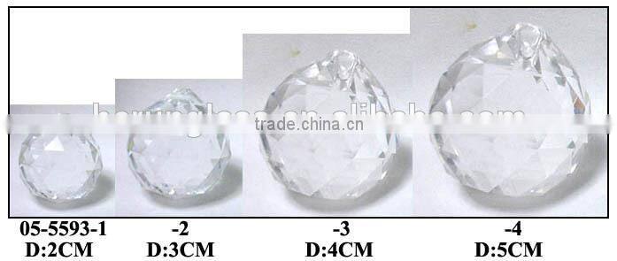 (05-5592)diamond shape glass decoration crystal craft