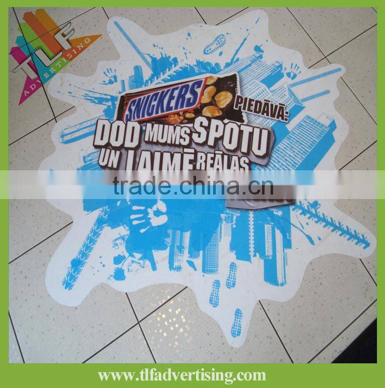 Full color printing vinyl decal floor sticker