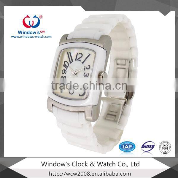 shenzhen watch manufacturer direct sell nice ceramic couple watch