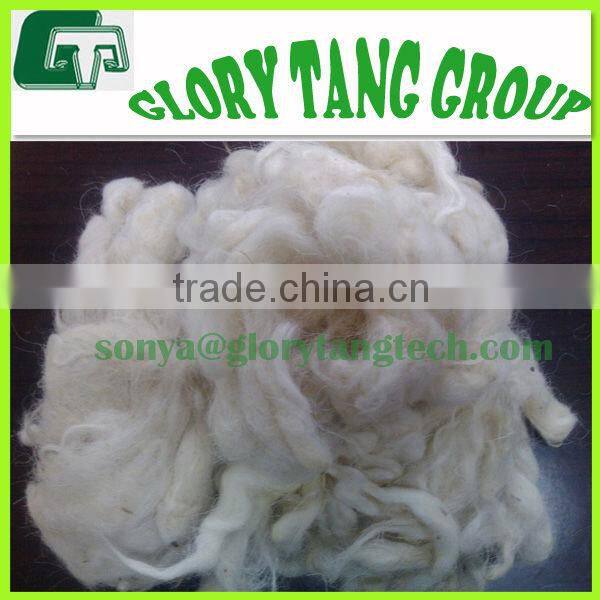 dyed short sheep wool, dyed wool