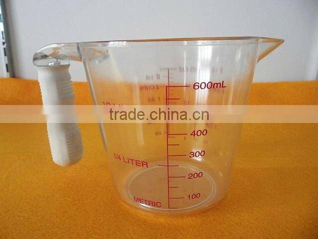 600ML transparent plastic Digital measuring cup scale