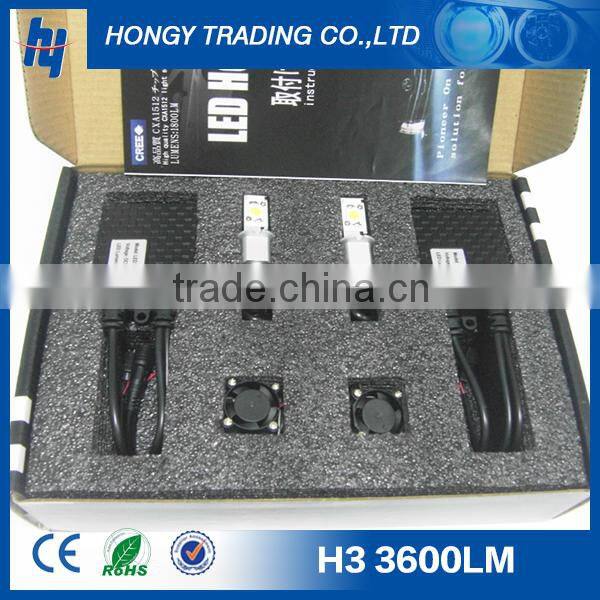 50w car led headlight h3