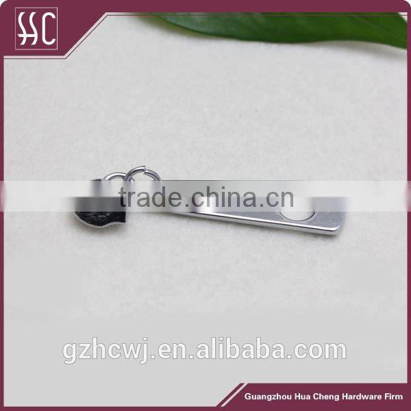 customized design metal zipper slider and puller