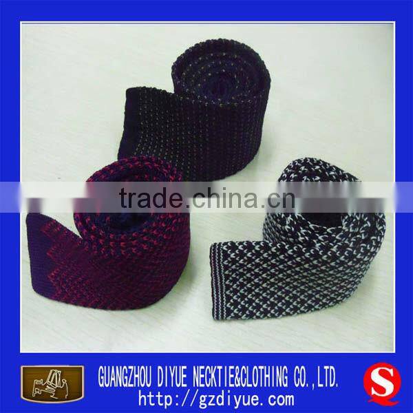 silk knitting tie
