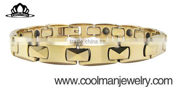 Vintage fashion fancy classic design tungsten magnetic bracelets men