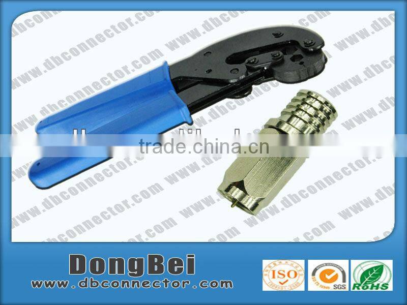 RG11/RG6 Male/Female compression terminal connector