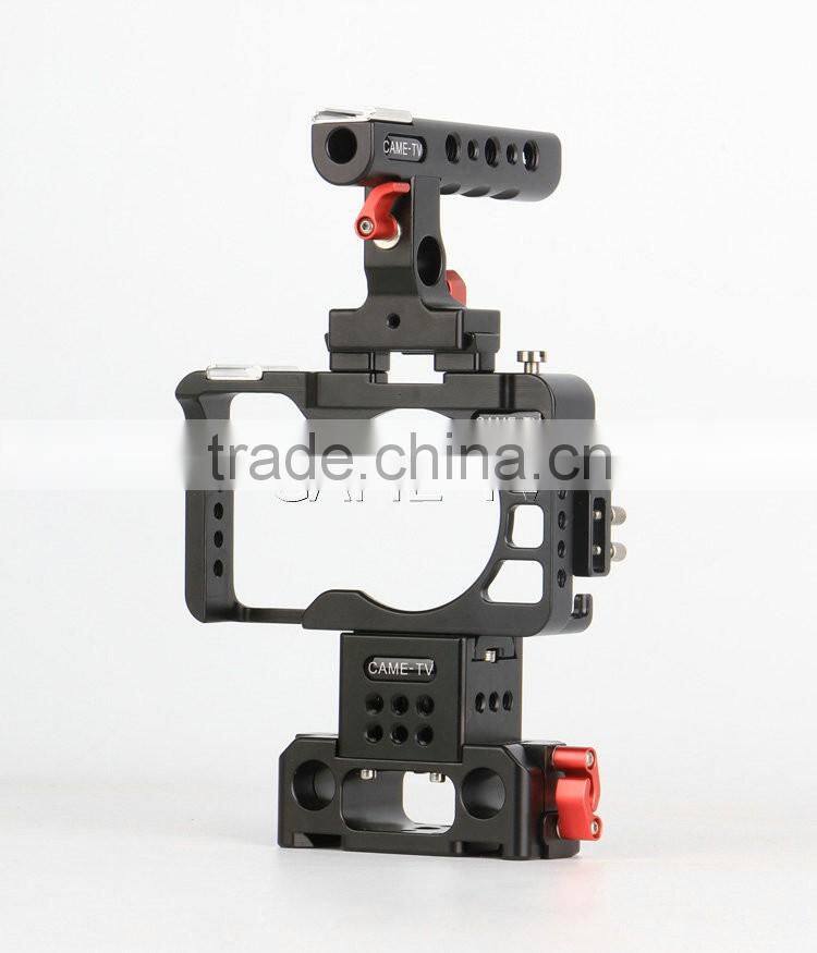 CAME-TV Rig For S ony A6300 Camera With Handle Cage Baseplate