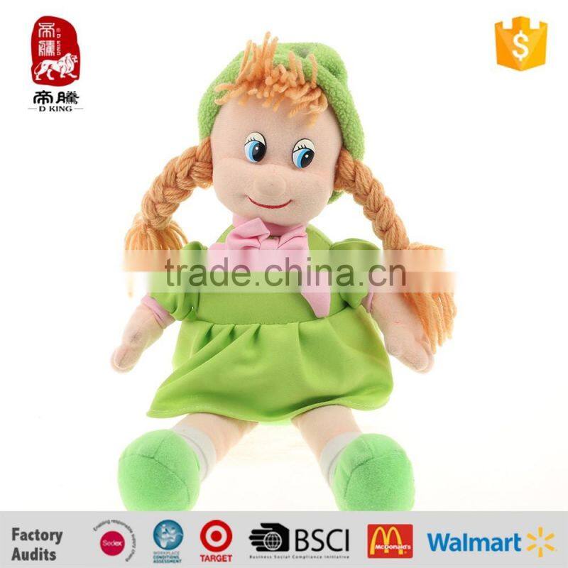 Dress doll cute plush baby toy for girls