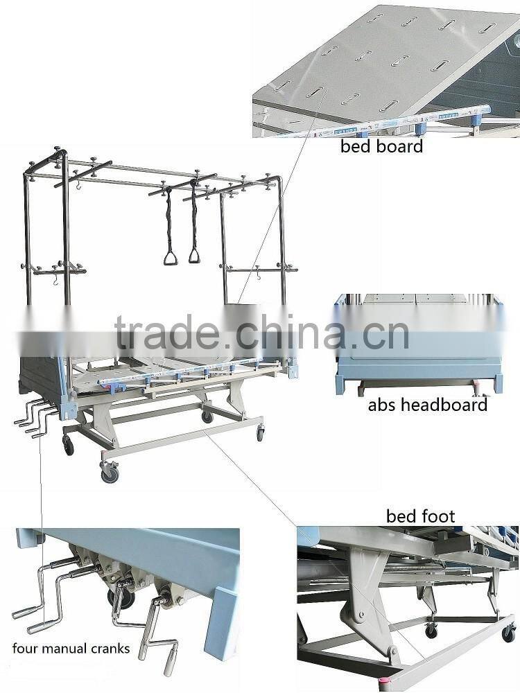 Wholesale Abs Headboard Metal 4 Cranks Manual Orthopedic Bed