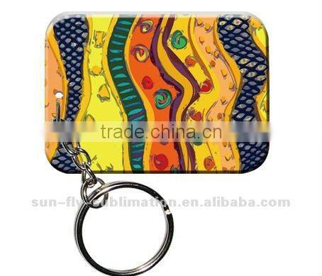 Sublimation Polymer Rectangle Keychain