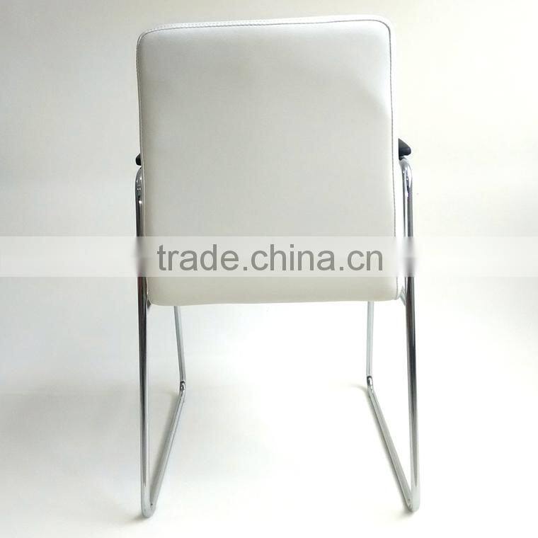 TDC-195-2 QVB HANGZHOU JIANDE TONGDA ARMREST PU SEAT CHROME PLATED STEEL FRAME MEETING OFFICE CHAIR