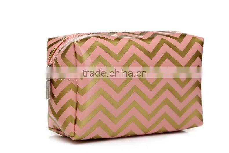 Europe Market Eco-Friendly Cosmetic Bag PVC Surface Material