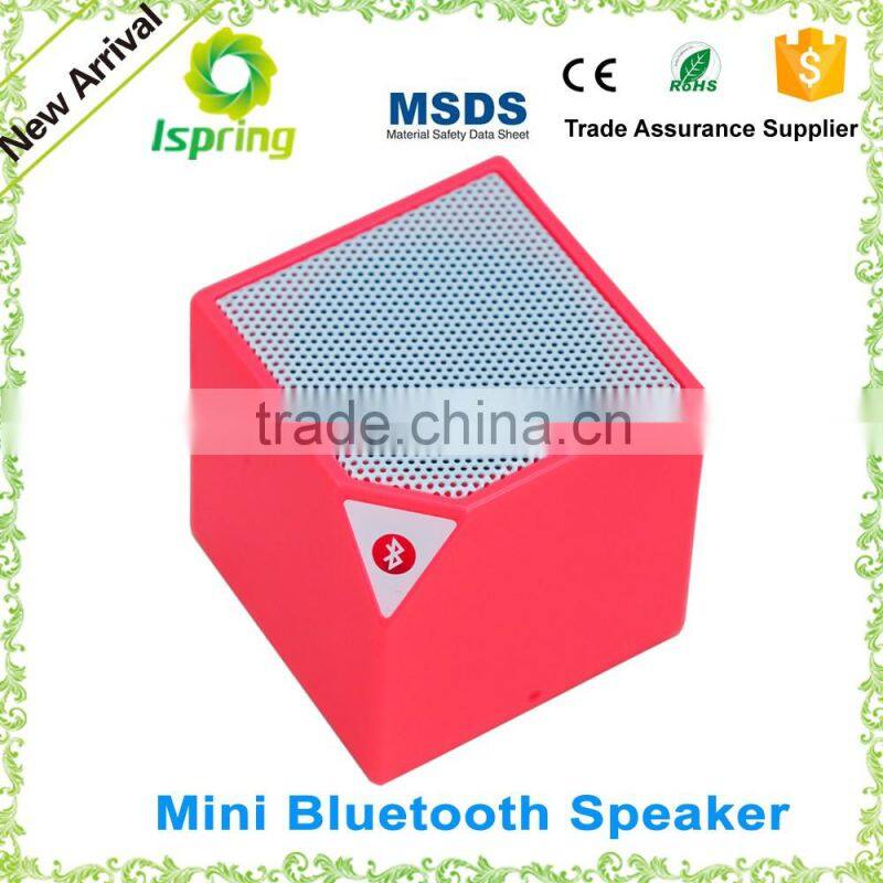 Micro portable audio player speaker mass cube speaker two colors