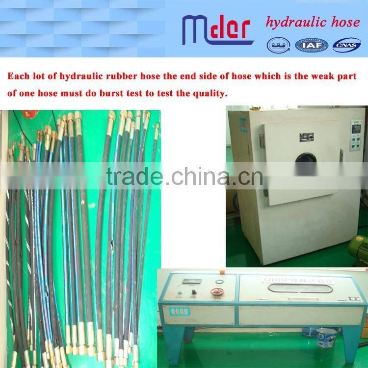 DIN series hydraulic high pressure rubber hose tube